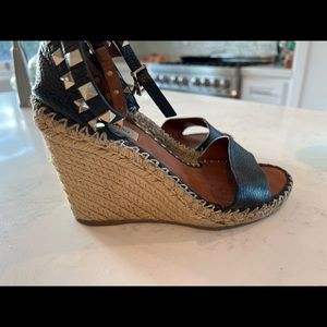 Valentino Stud Wedge Sz 37 worn